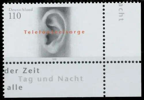 BRD BUND 1998 Nr 2021 postfrisch ECKE-URE 552B36