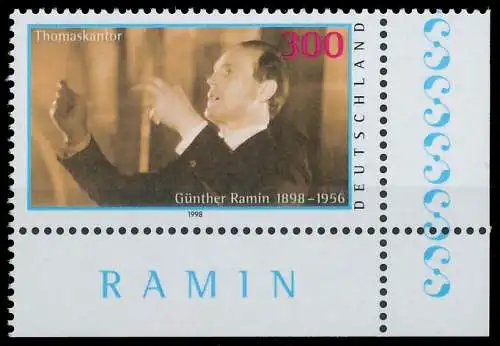 BRD BUND 1998 Nr 2020 postfrisch ECKE-URE 552B56