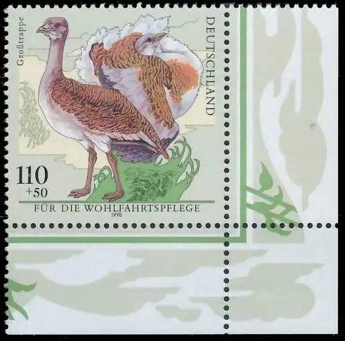 BRD BUND 1998 Nr 2016 postfrisch ECKE-URE 552BA6