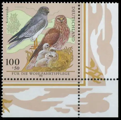 BRD BUND 1998 Nr 2015 postfrisch ECKE-URE 552BBA