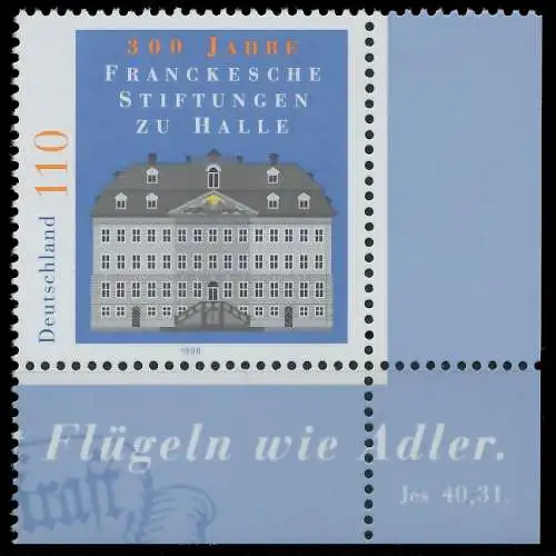 BRD BUND 1998 Nr 2011 postfrisch ECKE-URE 552C1A
