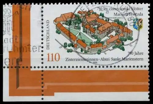 BRD BUND 1998 Nr 1982 ESST zentrisch gestempelt ECKE-ULI 557CD6