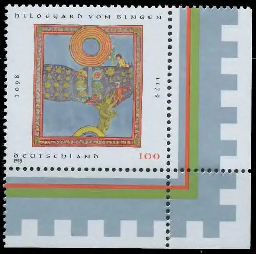 BRD BUND 1998 Nr 1981 postfrisch ECKE-URE 557E4E