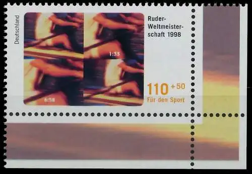 BRD BUND 1998 Nr 1970 postfrisch ECKE-URE 557E7A
