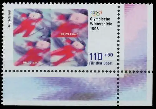 BRD BUND 1998 Nr 1969 postfrisch ECKE-URE 557E6A
