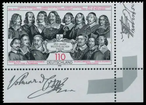 BRD BUND 1998 Nr 1979 postfrisch ECKE-URE 557EAA