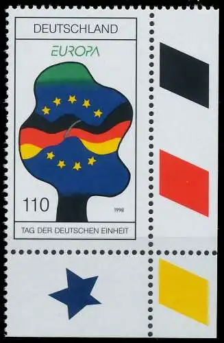 BRD BUND 1998 Nr 1985 postfrisch ECKE-URE 557EDA