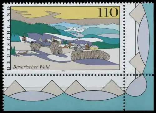 BRD BUND 1997 Nr 1943 postfrisch ECKE-URE 55807E