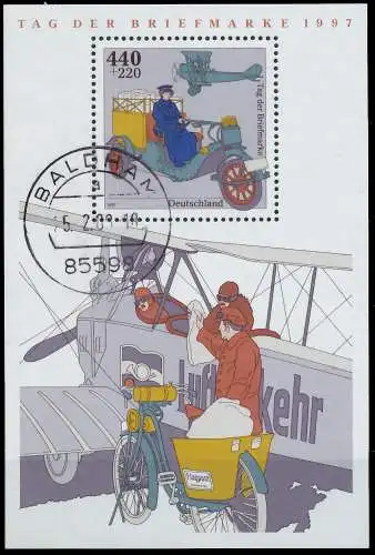 BRD BUND BLOCK KLEINBOGEN 1997 Block 41 gestempelt 55817A