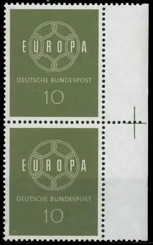 BRD BUND 1959 Nr 320 postfrisch SENKR PAAR 558366