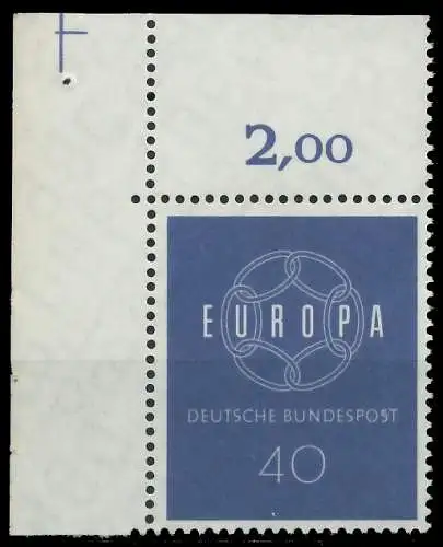 BRD BUND 1959 Nr 321 postfrisch ECKE-OLI 558386