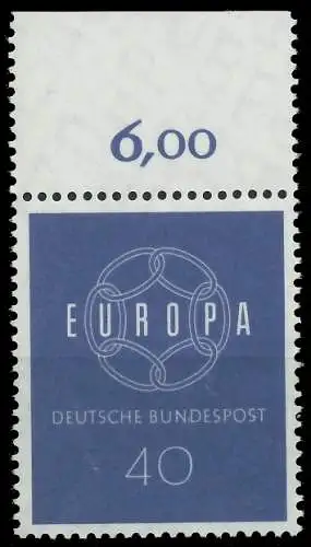 BRD BUND 1959 Nr 321 postfrisch ORA 5583CA