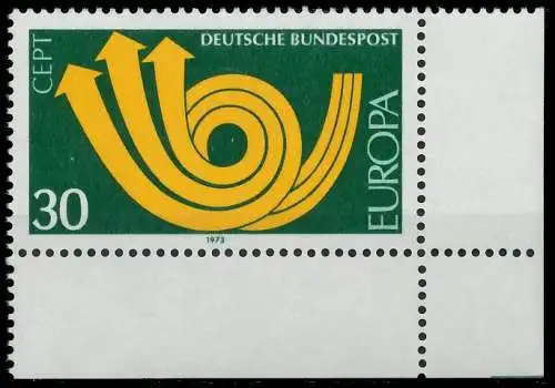 BRD BUND 1973 Nr 768 postfrisch ECKE-URE 55CBC6