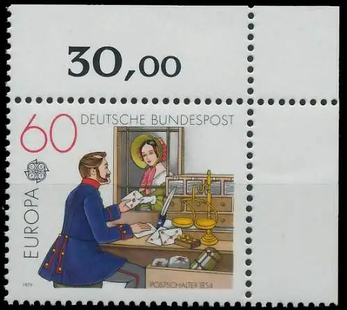 BRD BUND 1979 Nr 1012 postfrisch ECKE-ORE 55CC4A