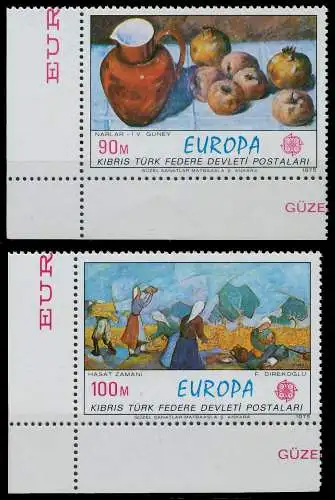TÜRKISCH-ZYPERN 1975 Nr 23-24 postfrisch ECKE-ULI 55CC9A