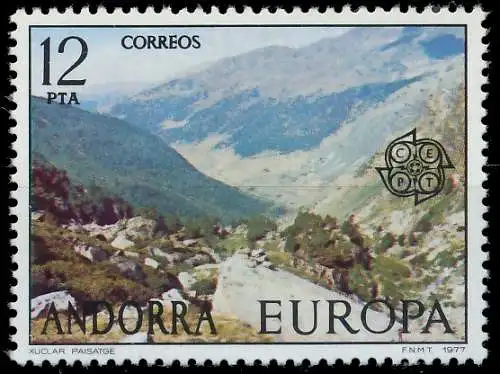 ANDORRA SPANISCHE POST 1970-1979 Nr 108 postfrisch S1771FE
