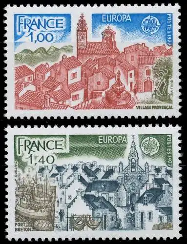 FRANKREICH 1977 Nr 2024-2025 postfrisch S1772DA