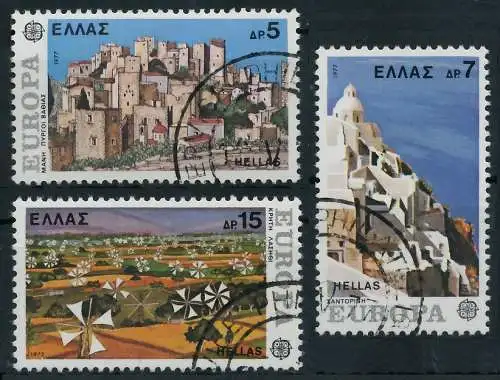 GRIECHENLAND 1977 Nr 1263-1265 gestempelt 55CE42