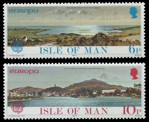 ISLE OF MAN 1977 Nr 95-96 postfrisch S1773B6