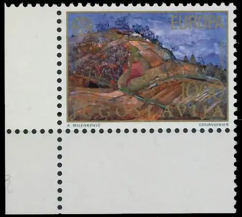 JUGOSLAWIEN 1977 Nr 1685 postfrisch ECKE-ULI 55D00A