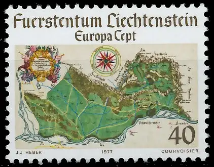 LIECHTENSTEIN 1977 Nr 667 postfrisch S177516