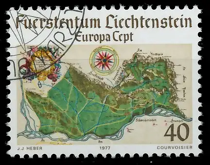 LIECHTENSTEIN 1977 Nr 667 gestempelt 55D022