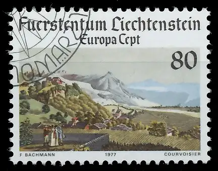 LIECHTENSTEIN 1977 Nr 668 gestempelt 55D01A