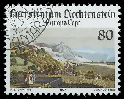 LIECHTENSTEIN 1977 Nr 668 gestempelt 55D026