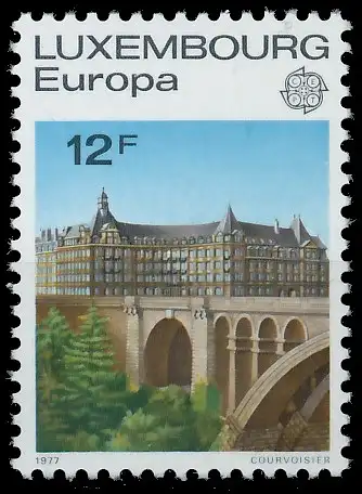 LUXEMBURG 1977 Nr 946 postfrisch 55D086