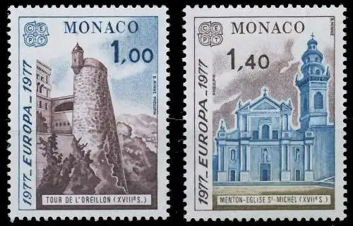 MONACO 1977 Nr 1273-1274 postfrisch S1775DE