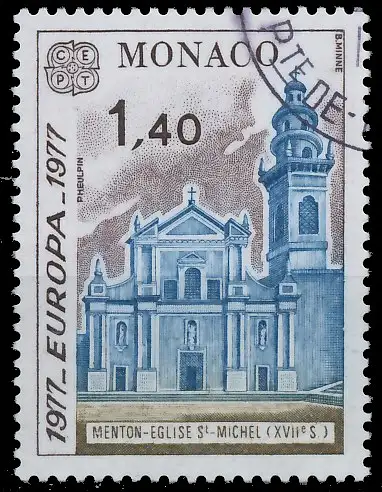 MONACO 1977 Nr 1274 gestempelt 55D116
