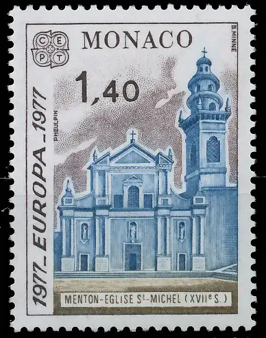 MONACO 1977 Nr 1274 postfrisch 55D106