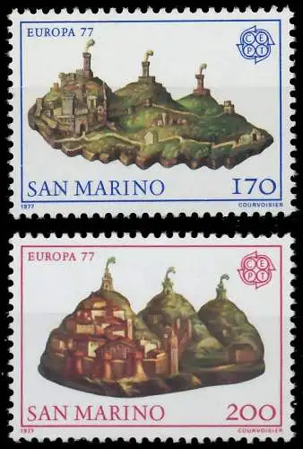 SAN MARINO 1977 Nr 1131-1132 postfrisch S17773A