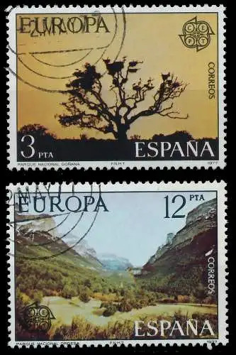 SPANIEN 1977 Nr 2299-2300 gestempelt 55D30E