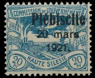 OBERSCHLESIEN Nr 32 postfrisch gepr. 560576