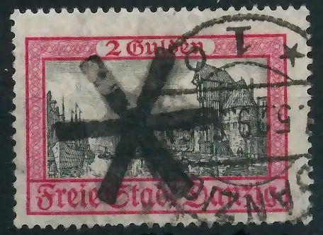 DANZIG 1925 Nr 213 gestempelt gepr. 5605FE