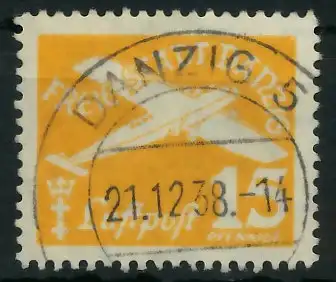 DANZIG 1935 Nr 252 zentrisch gestempelt gepr. 560616