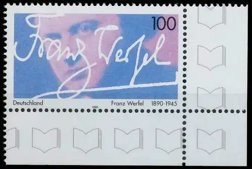 BRD BUND 1995 Nr 1813 postfrisch ECKE-URE 56B002