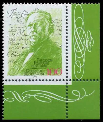 BRD BUND 1994 Nr 1767 postfrisch ECKE-URE 56F26E