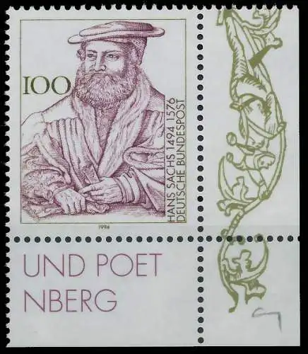 BRD BUND 1994 Nr 1763 postfrisch ECKE-URE 56F2CE