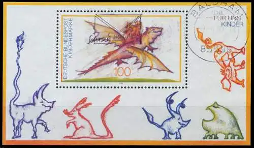 BRD BUND BLOCK KLEINBOGEN 1990 1994 Block 30 gestempelt 56F3F2