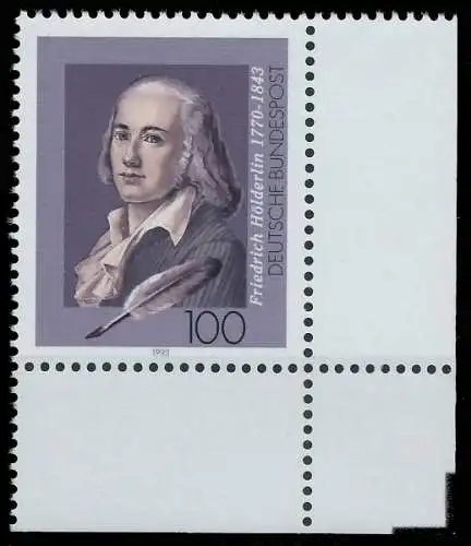 BRD BUND 1993 Nr 1681 postfrisch ECKE-URE 56F7FE