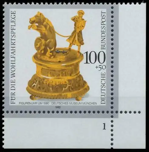 BRD BUND 1992 Nr 1634 postfrisch FORMNUMMER 1 57299E