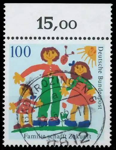 BRD BUND 1992 Nr 1621 zentrisch gestempelt ORA 572BAA