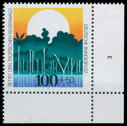 BRD BUND 1992 Nr 1615 postfrisch FORMNUMMER 3 572CBA