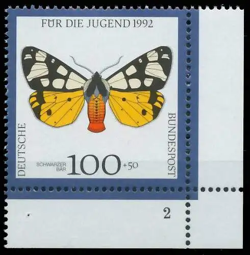 BRD BUND 1992 Nr 1605 postfrisch FORMNUMMER 2 572DE6