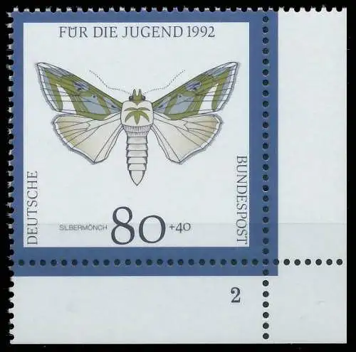 BRD BUND 1992 Nr 1604 postfrisch FORMNUMMER 2 572DF6