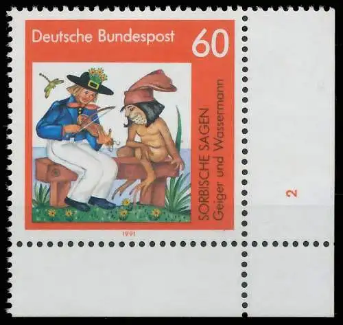 BRD BUND 1991 Nr 1576 postfrisch FORMNUMMER 2 575922