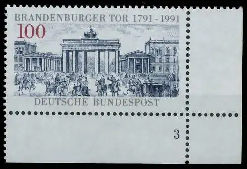 BRD BUND 1991 Nr 1492 postfrisch FORMNUMMER 3 575B36
