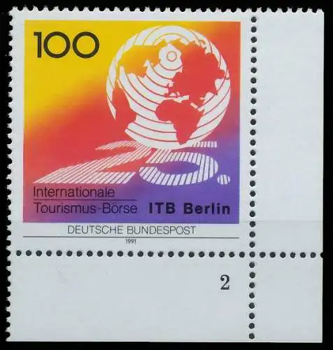BRD BUND 1991 Nr 1495 postfrisch FORMNUMMER 2 575C6E